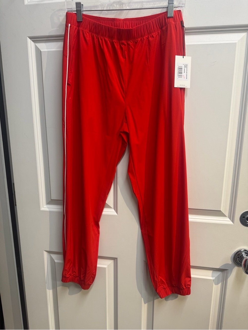 Splits59 Megan nylon jogger lotus red/creme